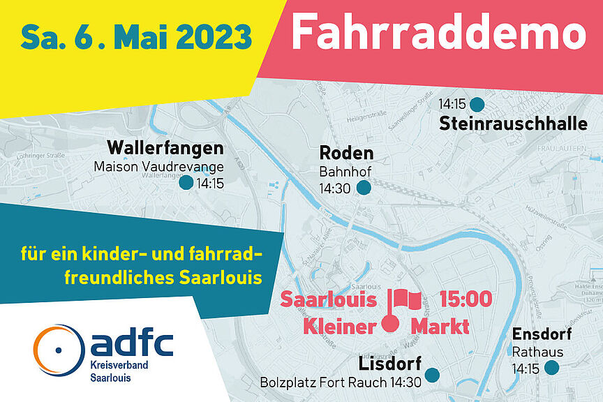 KM Karte Kidical Mass Karte