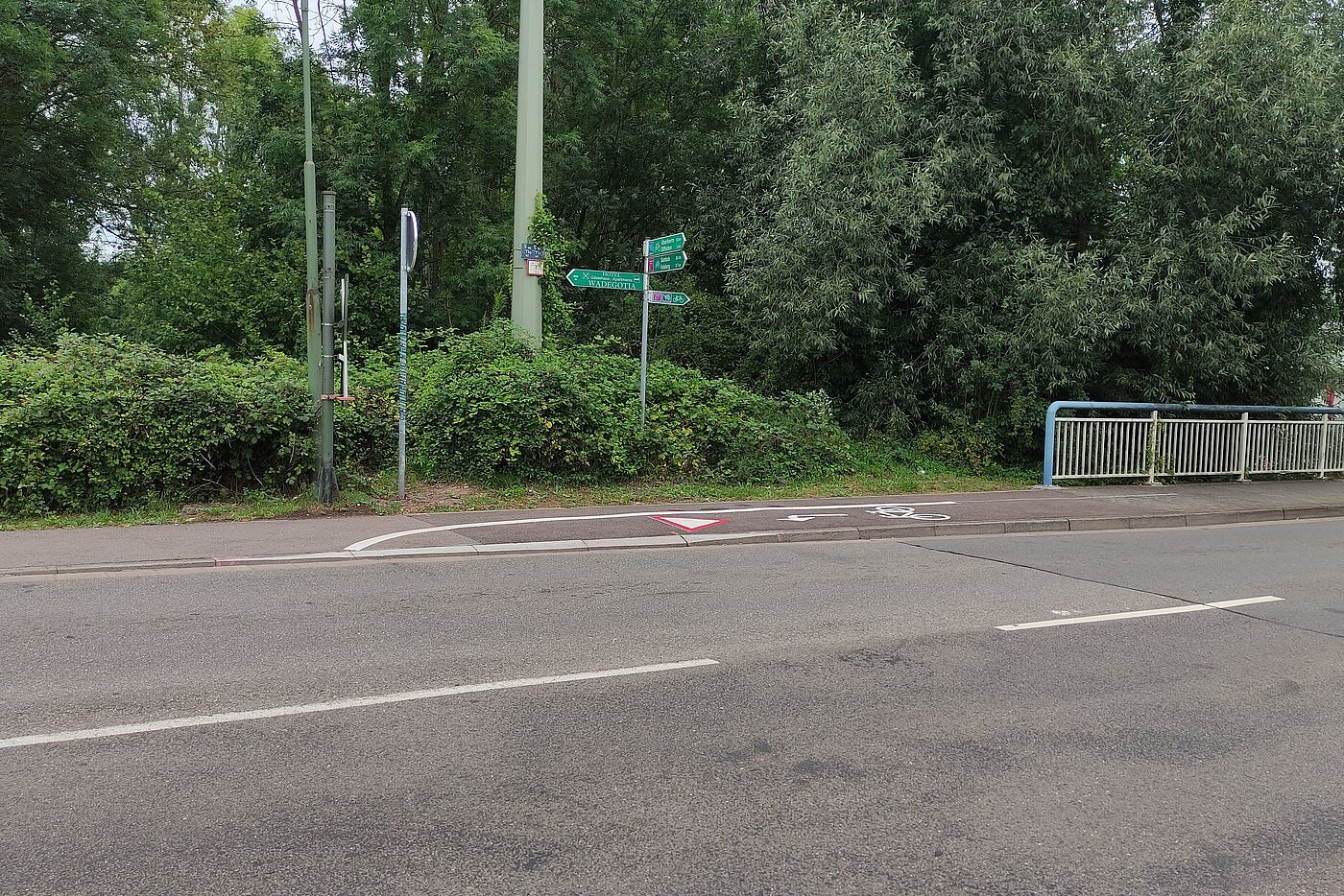 Radwegende aus anderer Perspektive